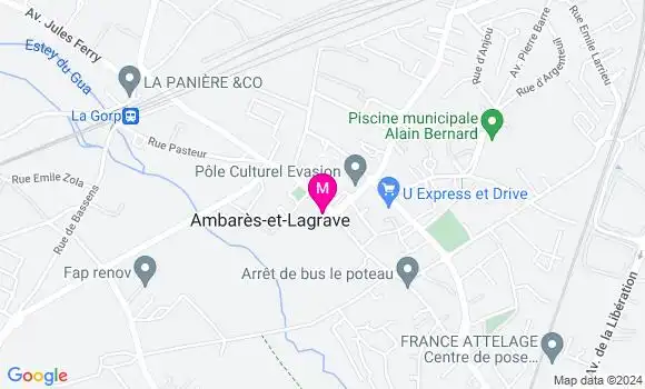 Localisation Dr Virginie Maurin