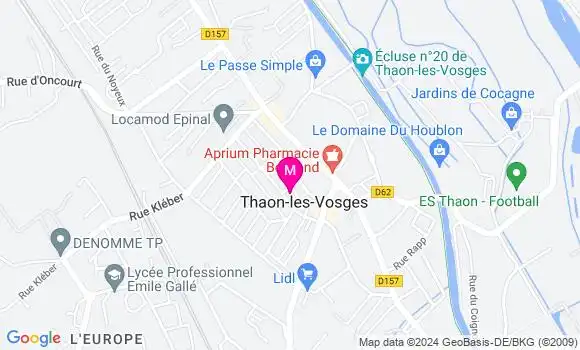 Localisation Dr Eugénie Ferry
