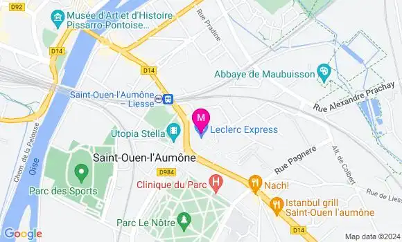 Localisation Dr Brigitte Mourougane