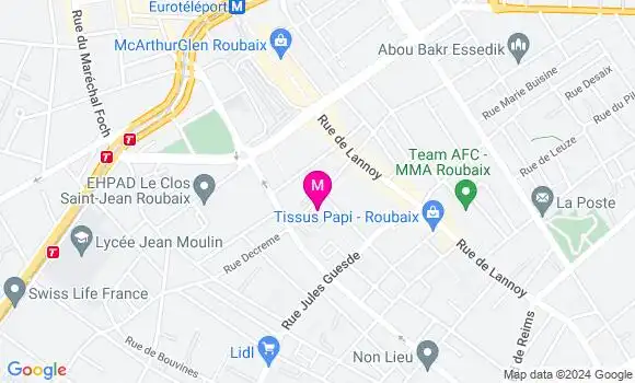Localisation Dr Constance D
