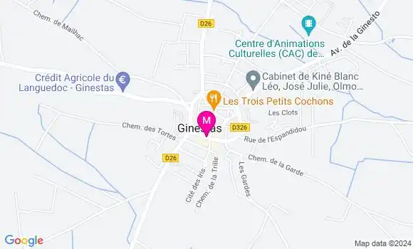Localisation Dr Delphine Perche