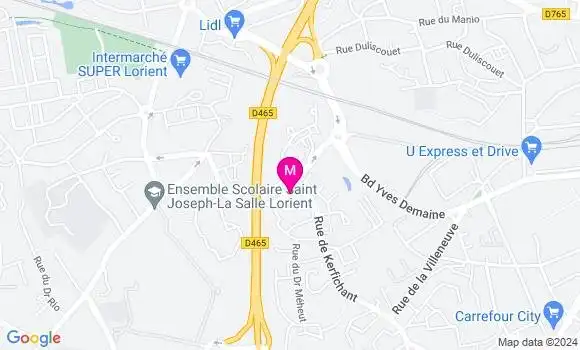 Localisation Dr Antoine Drye