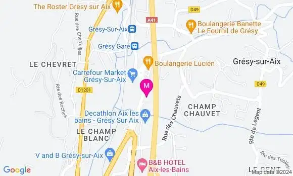 Localisation Dr Marine Muzzone