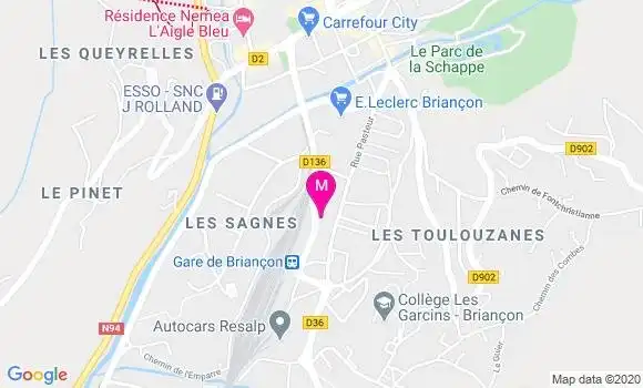 Localisation Dr Emilie Vico Lefebvre