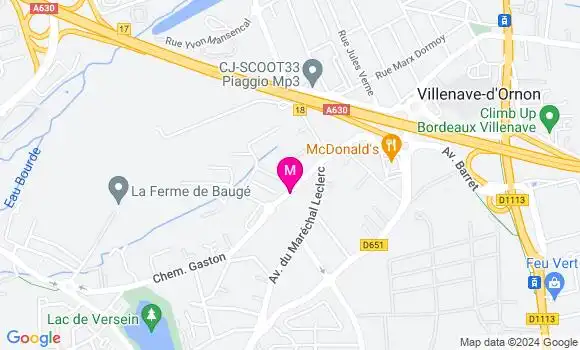 Localisation Dr Camille De Thesut