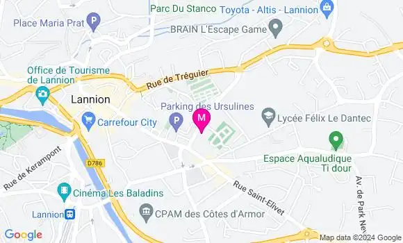 Localisation Dr Julie Rioual
