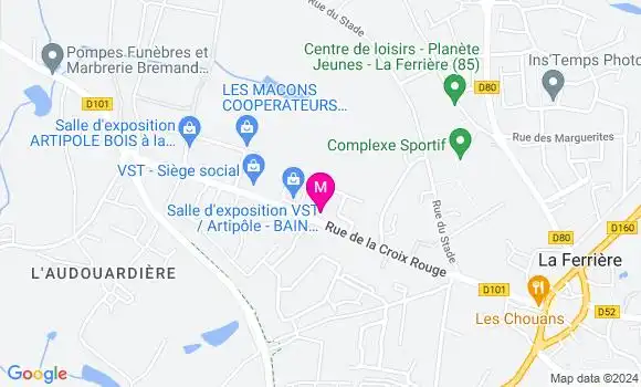 Localisation Dr Vincent Orliange