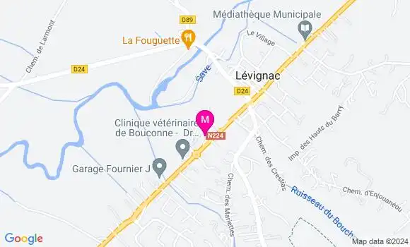 Localisation Dr Frédéric Tronche