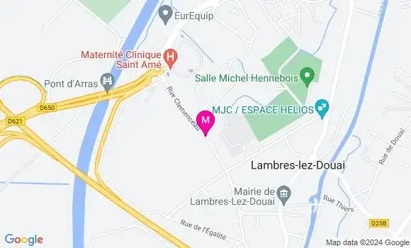 Localisation Dr Anne Laure Lejeune