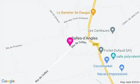 Localisation Dr Vanessa Naissant Mallet