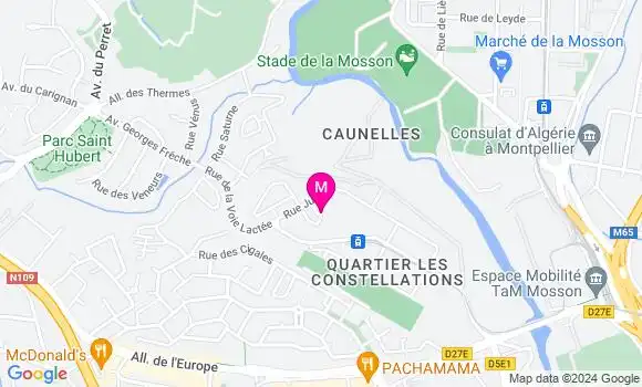 Localisation Dr Caroline Beaugrand
