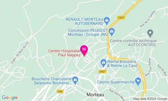 Localisation Dr Oriabelle Vasseur