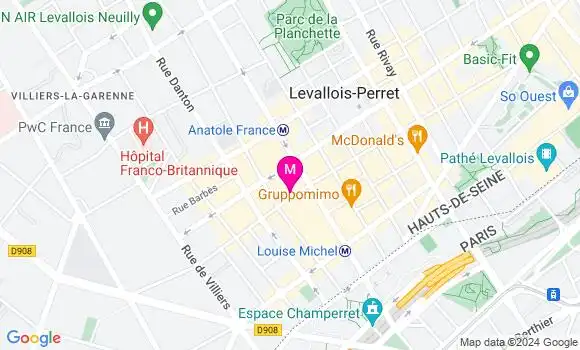 Localisation Dr Jeanne Darmendrail