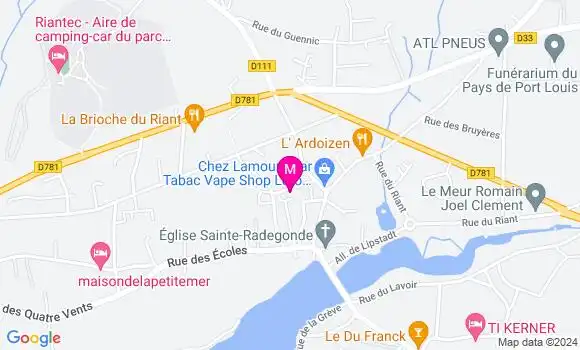 Localisation Dr Gwenhael Bouette