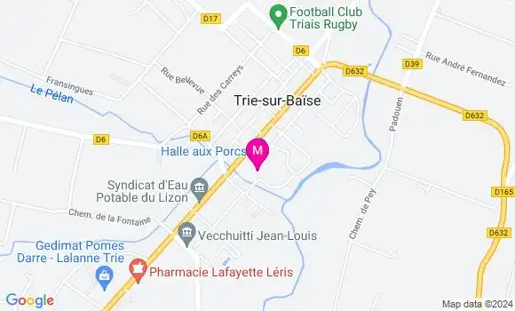 Localisation Dr Benoit Duvigneau