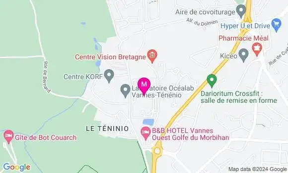 Localisation Dr Pauline Gueudry