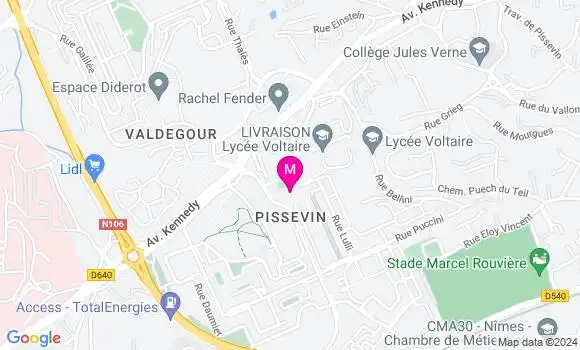 Localisation Dr Lucas Sidhoum
