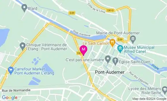 Localisation Dr Arthur Flouriot