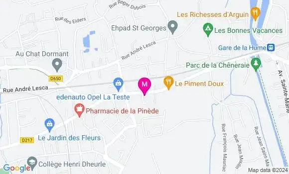 Localisation Dr Pauline Dicharry