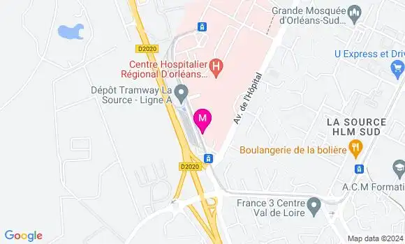 Localisation Dr Thierry Bouquinet
