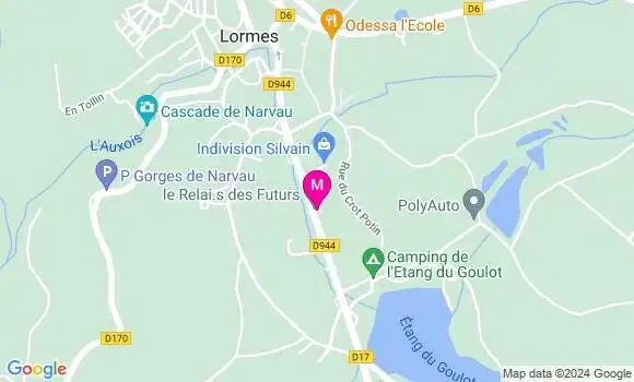 Localisation Dr Maryse Nuytten