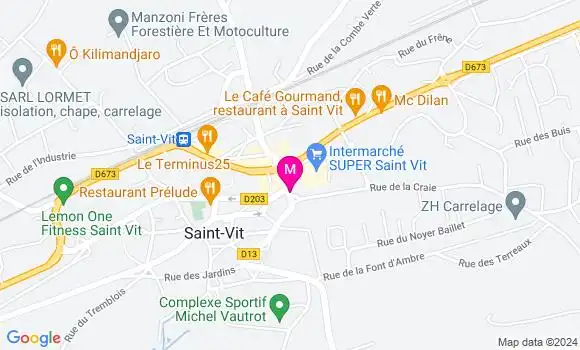 Localisation Dr Valentin Gasne