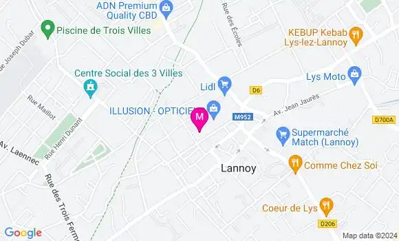 Localisation Dr Romain Baroux