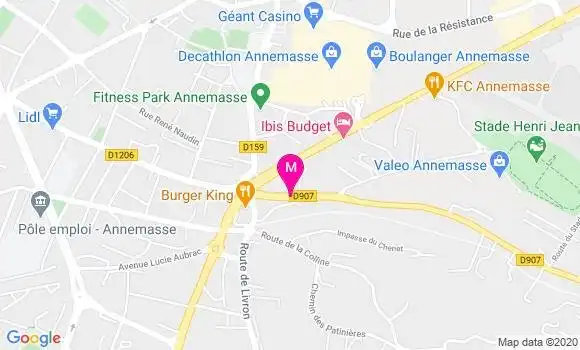Localisation Dr Chantal Lattard