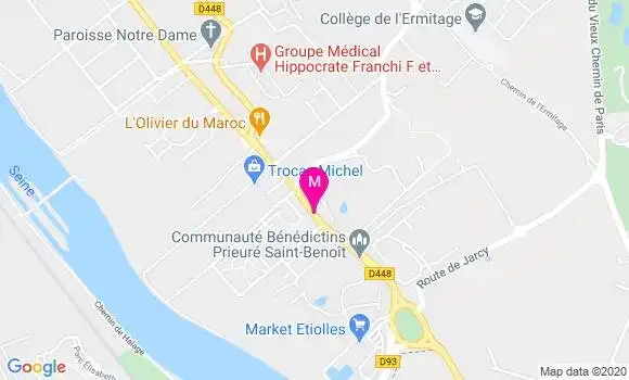 Localisation Dr Bernard Odier