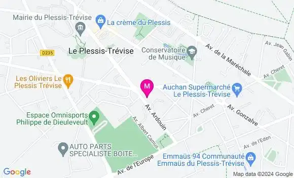 Localisation Dr Aurore Tchao