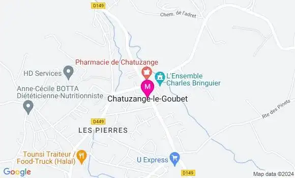 Localisation Dr Corentin Mauriere