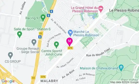 Localisation Dr Marianne Grandin de L