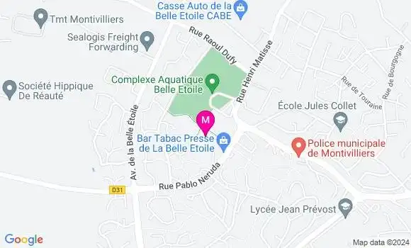 Localisation Dr Justine Fontaine