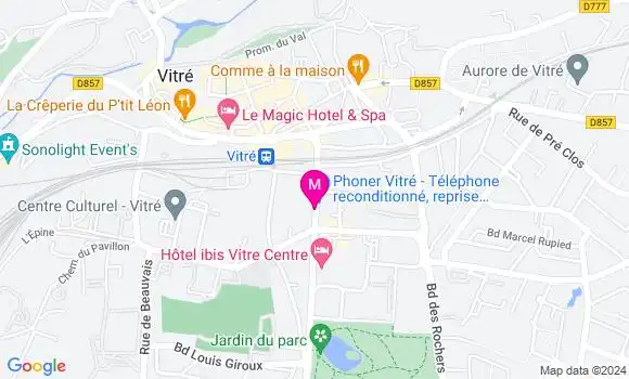 Localisation Dr Jean Philippe Thomas