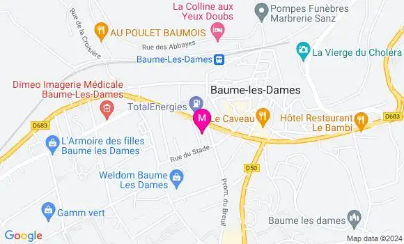 Localisation Dr Magali Saada Baron