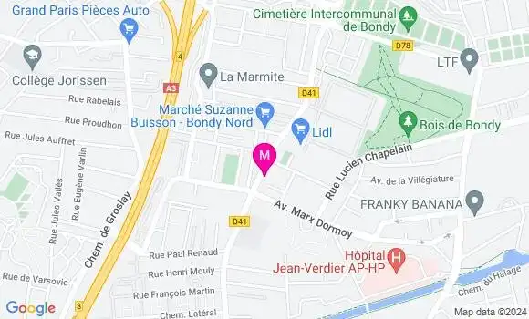Localisation Dr Abdelmadjid Benmouffok