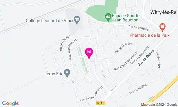 Localisation Dr Anne Charlotte Bouteille