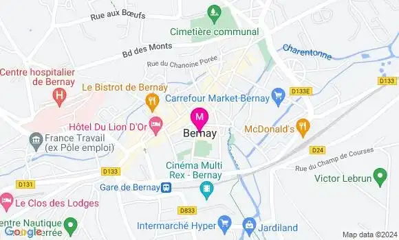 Localisation Dr Romain Delaunay
