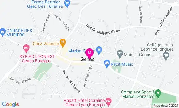 Localisation Dr Marie Faurax