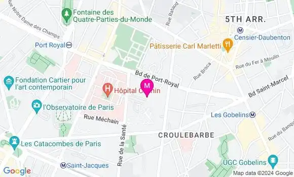 Localisation Dr Laure Chandellier