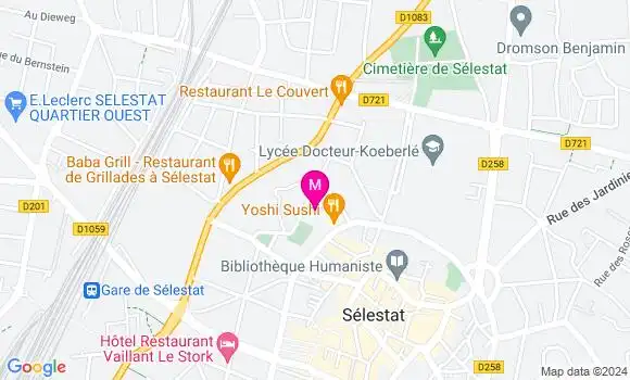 Localisation Dr Aude Muller