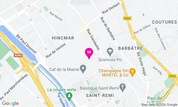 Localisation Dr Julie Marie Crolbois