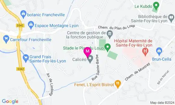 Localisation Dr Vanessa Carlier