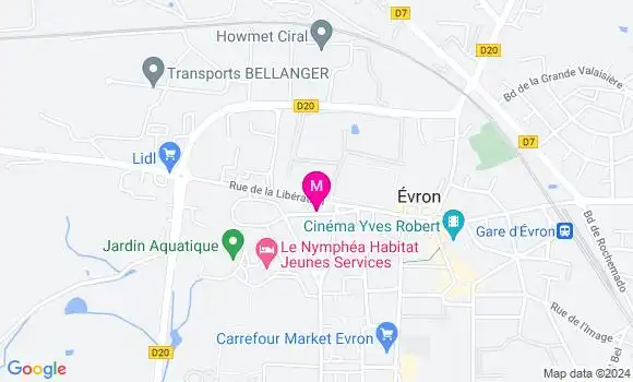 Localisation Dr Camille Bouvrais Toulgoat
