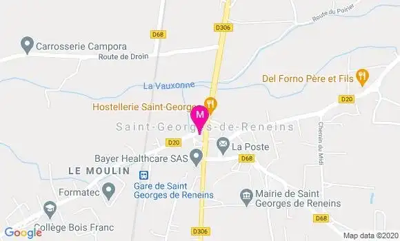 Localisation Dr Raphaële Chapuis Mille
