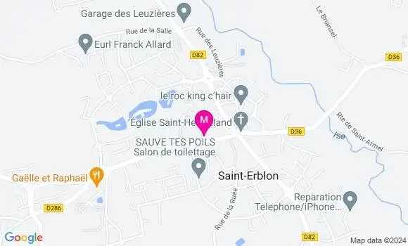 Localisation Dr Corentin Pantalacci