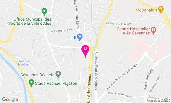 Localisation Dr Isabelle Salvi