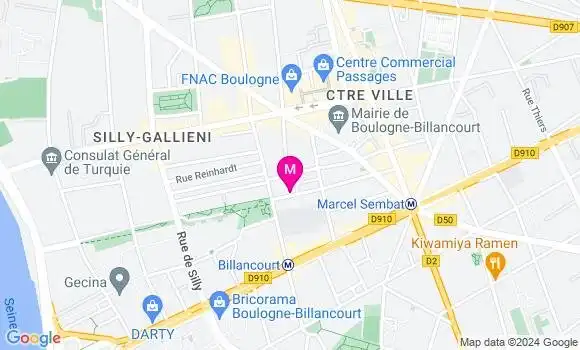 Localisation Dr Marion Rovani Panthier