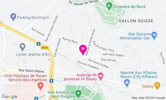 Localisation Dr Louise Wannebroucq