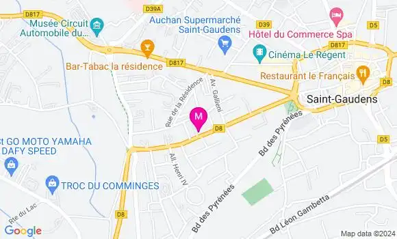 Localisation Dr Patrice Njomnang Soh